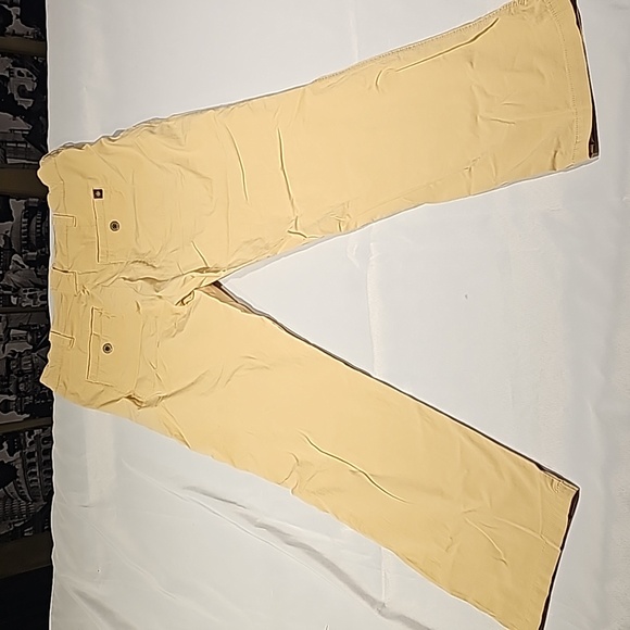 The Territory Ahead mens tan lightweight adjustable waist chinos size 34/30 - Picture 2 of 9